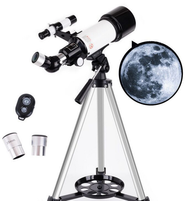 Modlauna 초보자급 천문망원경 고배수 망원경 고성능 망원경 별자리 월구 및 항성 망원경 400700, 40070