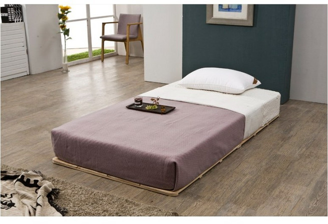 리자인가구 편백나무 원목 침대 깔판 프레임 저상형 접이식, 편백나무 저상형 프레임[K]