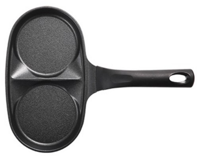 키친플라워 멀티 2구 에그팬, 23cm, 1개