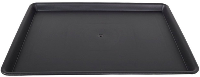 화분받침대 직사각 민자 화분 물받이 받침 모음, 1개, BLACK