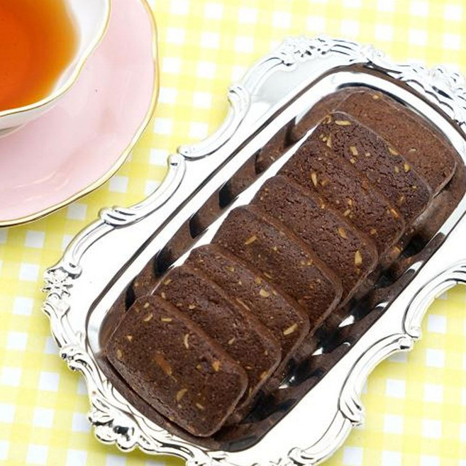 수제쿠키답례품 초코아몬드 쿠키 120g X2개 디저트 chu+6333BV