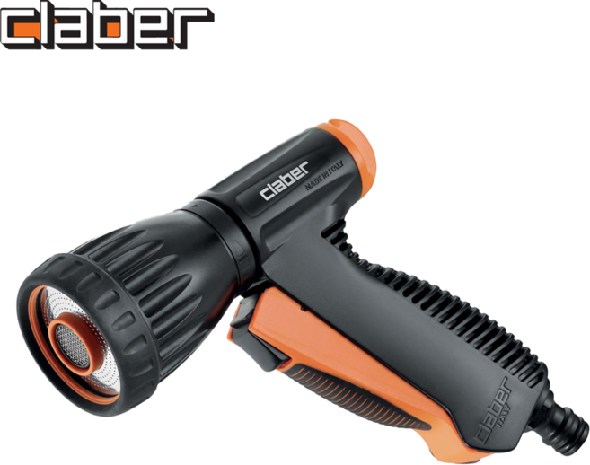 클래버 물분사기 화단 정원 베란다 세차 물호스 분사기 워터건 노즐, 발코니 스프레이건(9565), 1개