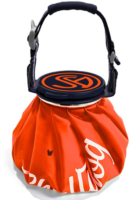 스컬독 골프 얼음주머니 결로현상 최소화 빅사이즈 대용량 아이스팩 냉온 찜질팩 스트랩 세트 아이싱, 1개, 오렌지 몬스터