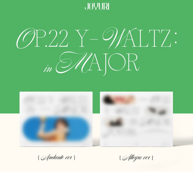 [개봉앨범 포토카드 없음 ] 조유리 [Op.22 Y-Waltz : in Major] 포스트카드 포스터 미포함, RED