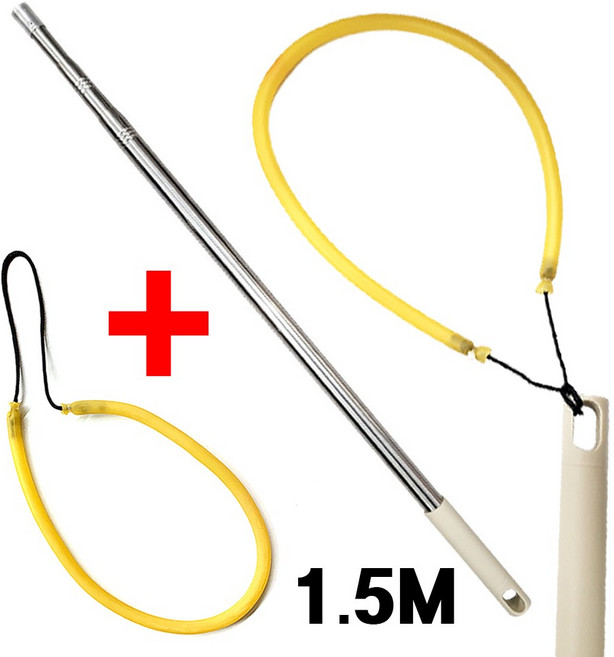킹태 물고기 스텐 작살 작살대+고무줄 세트 바다 선상 잠수 다이빙 낚시 뜰채대