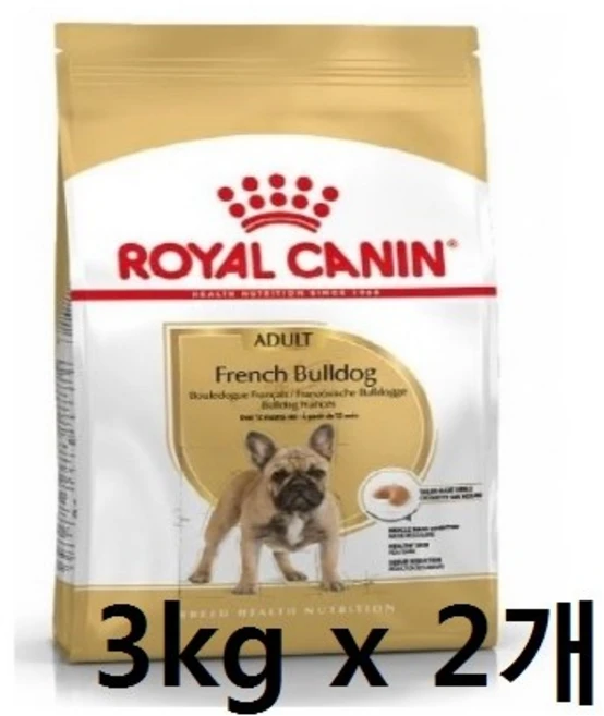 로얄캐닌 프렌치불독전용 6kg 대용량, 1개, 닭+쌀 - 쿠팡