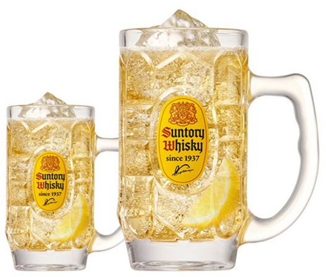 산토리 하이볼 위스키 유리잔 x 2세트, 2개