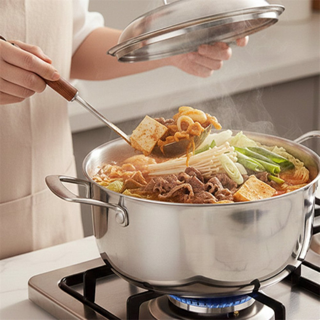 예스몰 통5중전골냄비 편수냄비