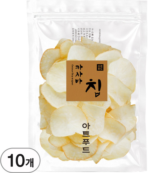 아트푸드 카사바칩, 10개, 60g