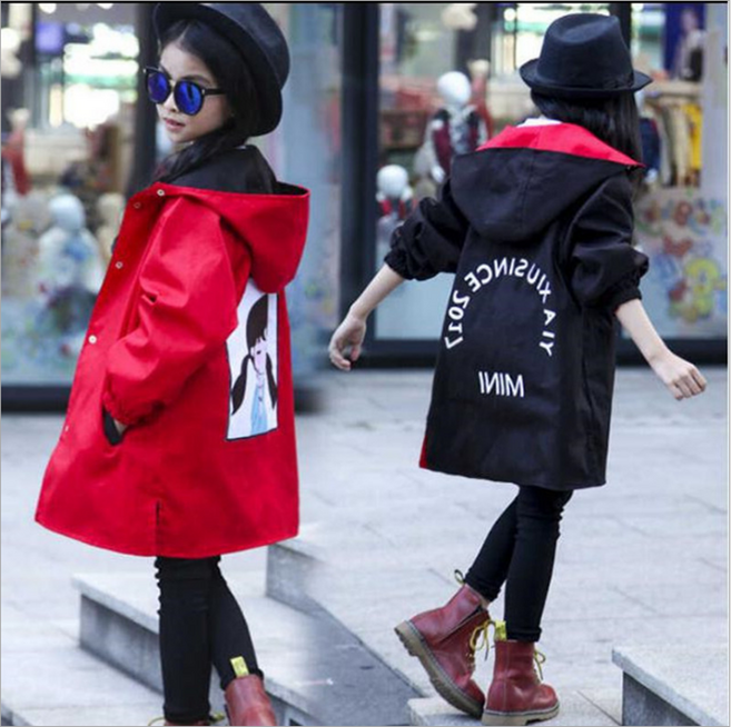 쁘띠앙쥬 봄 가을 여아 양면 쥬니어 양면후드점퍼