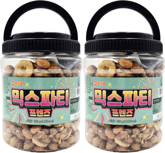 머거본 믹스파티(프렌즈) 견과류 믹스넛, 800g, 2개