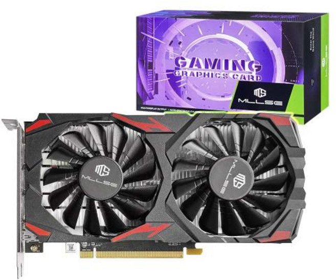 게이밍그래픽카드 그래픽카드 게임그래픽카드 MLLSE AMD RX 580 8GB 2048SP 그래픽 카드 GDDR5 256Bit PCI-E 3.0 ×16 8Pin Radeon GPU, RX 580 8G RED, RX 580 8G RED, 1개