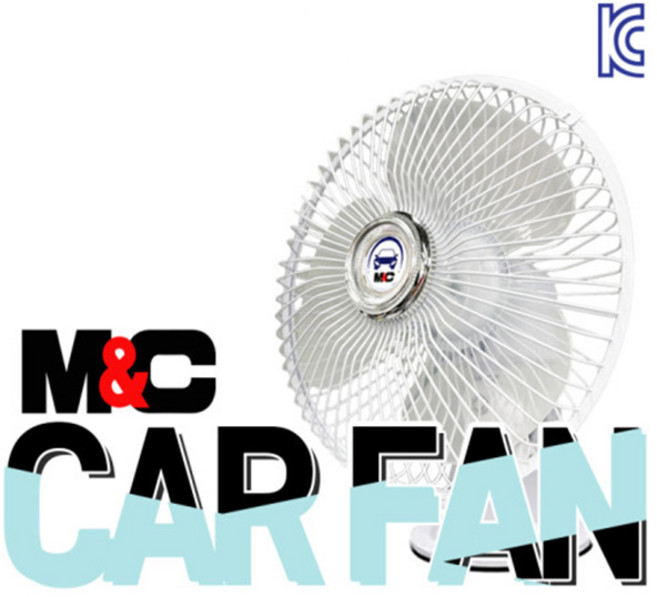 자동차 선풍기 8인치 클립형 흡착형 12V 24V 승합차 화물차 학원차량 차박 용품 캠핑, 24V(화물/특수/중장비)