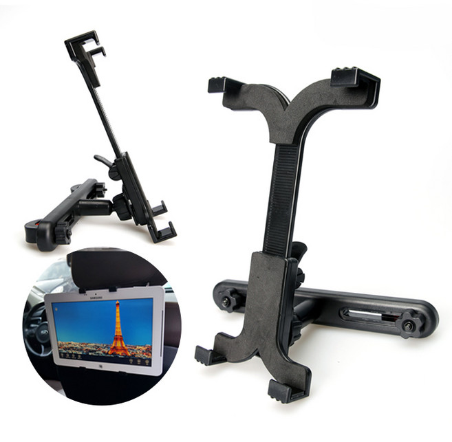 360도회전 집게식 헤드레스트 차량용 태블릿 핸드폰 뒷좌석 거치대, BACK_헤드레스트거치대, 1개