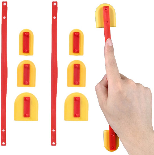 철물팩토리 3종 실리콘 고무 헤라 줄눈, 2세트