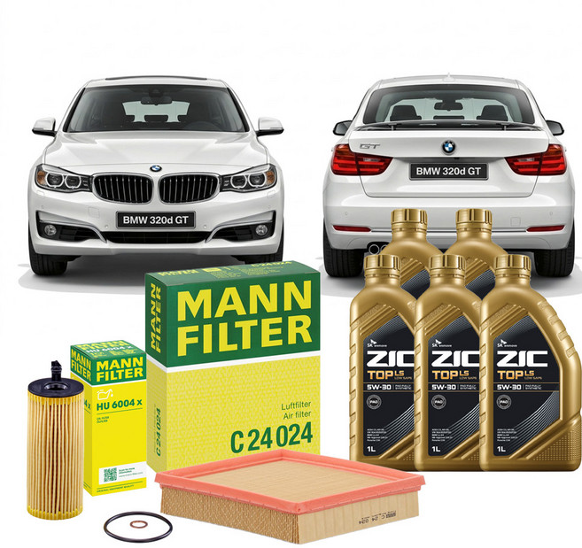 BMW 3시리즈 320d GT 13.05-15.06 F34 N47D20C 디젤 엔진오일세트 만필터+지크탑, 차량 정보 확인하였습니다.