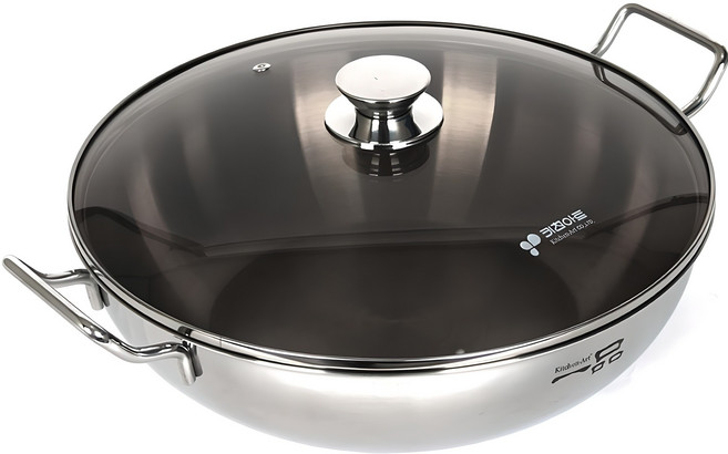 키친아트 인덕션 일품 스테인레스 통3중 궁중 전골 냄비, 36cm, 혼합색상, 1개