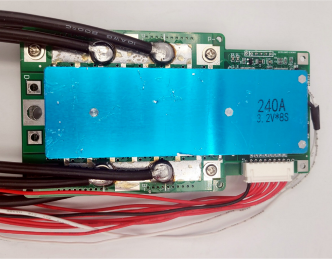 인산철 보호회로 8S BMS 240A ON/OFF 스위치형, 1개