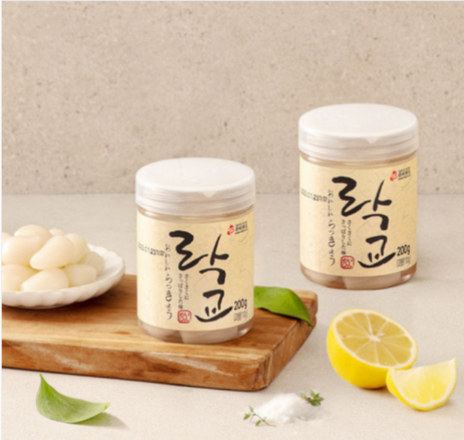 주비 오이시 락교 200g 1박스 20개