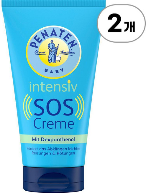 페나텐 SOS 다이퍼 래쉬 크림 Penaten SOS diaper rash cream 75ml, 2개