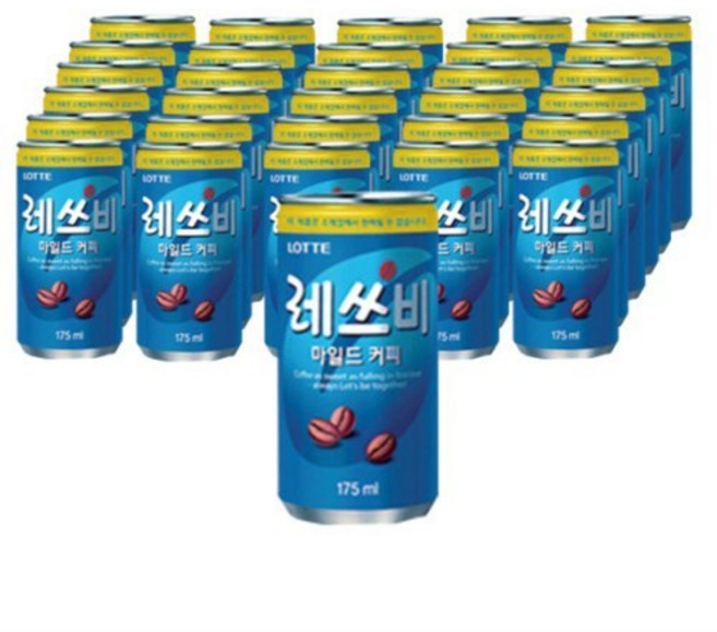 레쓰비 마일드 커피 캔커피 (바코드X) 175ml x 6캔 미니캔
