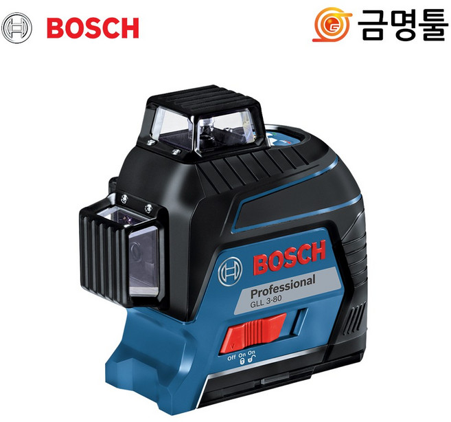 보쉬 GLL3-80 라인레이저수평 GLL3-80P후속 작업범위30m 자동보정 레벨링, 1개