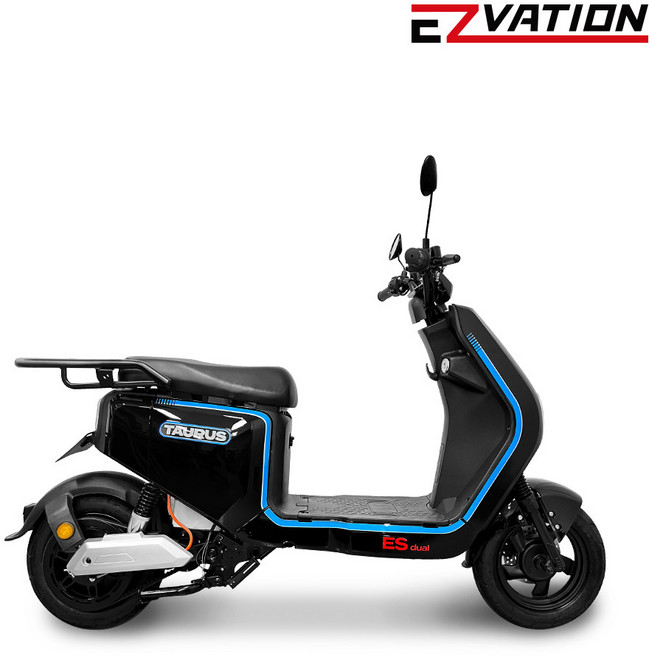 이지베이션 타우러스 ES듀얼 모터 고출력 전동스쿠터 60V 30Ah, 직접조립, 블랙, 없음(기체만)