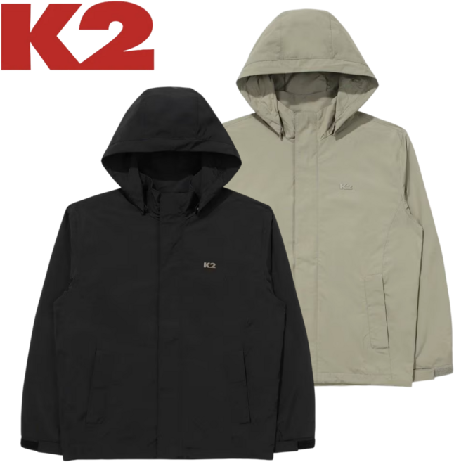 [백화점발송] K2 남성용 경량자켓 바람막이 간절기 후드자켓 등산용 트레킹용 캠핑용 이월상품