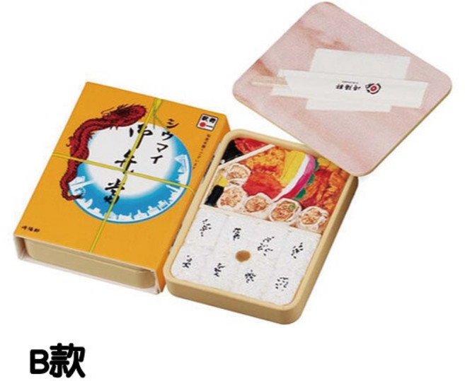 BANDAI 崎陽軒食品模型 轉蛋 扭蛋 燒賣 炒飯 中華 全6款, 1個, B款/便當橫濱版-有繩子4A372