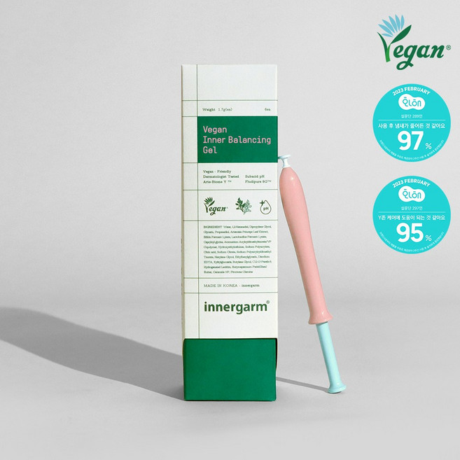 이너감 비건 젤 여성청결제 페미닌 케어, 6개, 1.7g