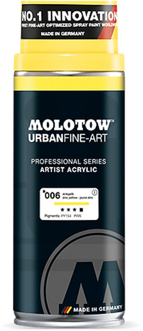모로토우 MOLOTOW 아크릴 스프레이 페인트 단색 400ml 전문가용 벽화 그래피티 DIY 물감 부자재료, 302 퍼머넌트 오렌지 라이트, 1개