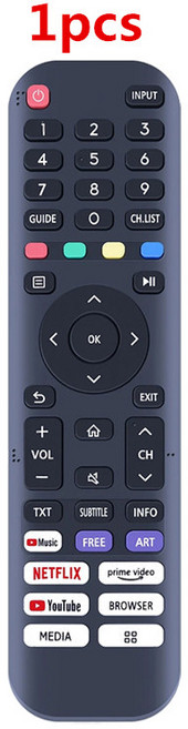 하이센스 HD 스마트 TV 70S5 65A7500F 65A7100F 액세서리 교체용 새로운 리모컨 EN2J30H, 1pcs, 1개