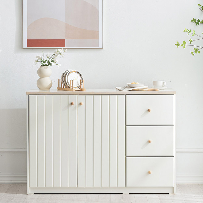 리센트 퐁듀 서랍 주방수납장 1200, 아이보리55415138