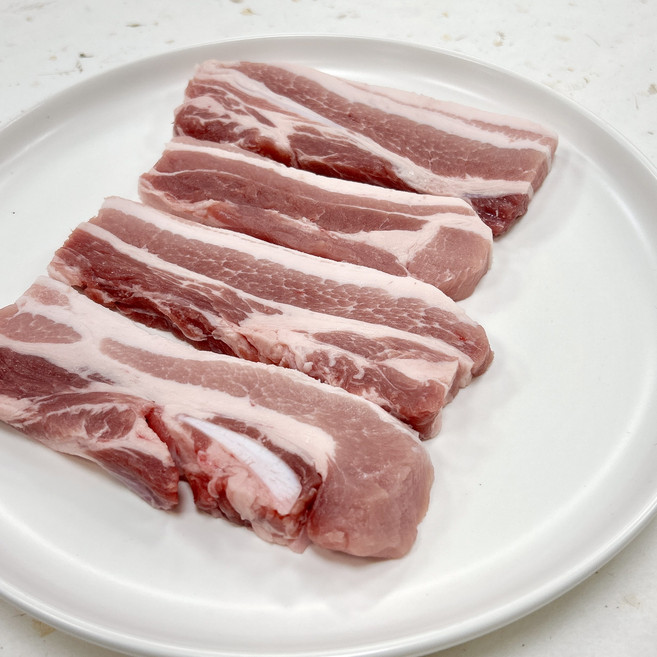 한돈 생 삽겹살 300g 600g / 삼겹살 목살 돼지갈비 앞다리살 찌개용 캠핑 항정살 제육볶음, 생삼겹, 1개