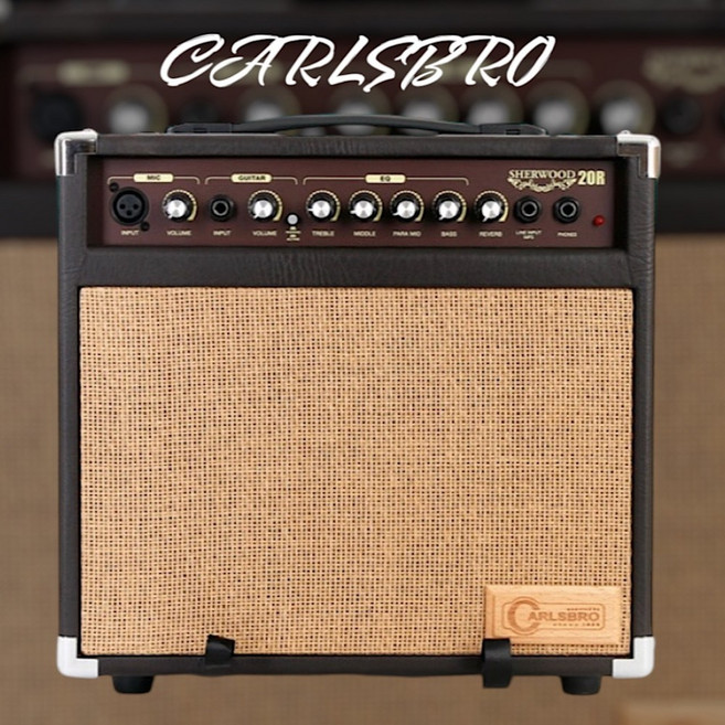 CARLSBRO SHERWOOD20R 칼스브로 어쿠스틱 기타 앰프 스피커 통기타 앰프 / 2채널앰프 마이크 앰프 & 통기타앰프 20w 리버브 내장, 1개