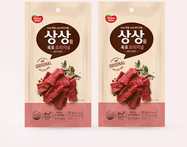 9위 - 동원 상상육포 오리지날, 30g, 10개