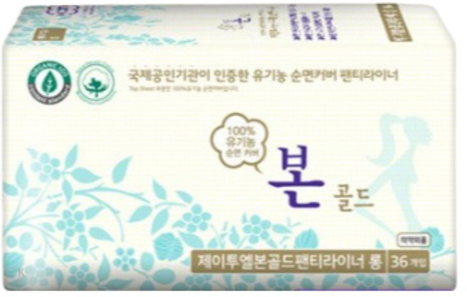 유기농본 팬티라이너, 롱, 36개입, 200개