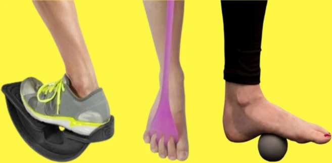 휘메디 족저근키트 족저근막염 발바닥근막염 평발 임산부 러닝 스트레칭 마사지 운동 기구, 1개 - 쿠팡