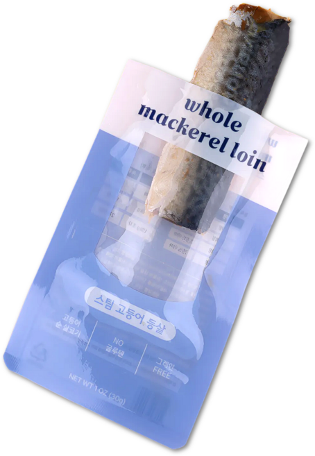 빌리언즈 100% 자연원물 강아지 고양이 스팀 통살 파우치 음수량 간식, 10개, 30g, 고등어