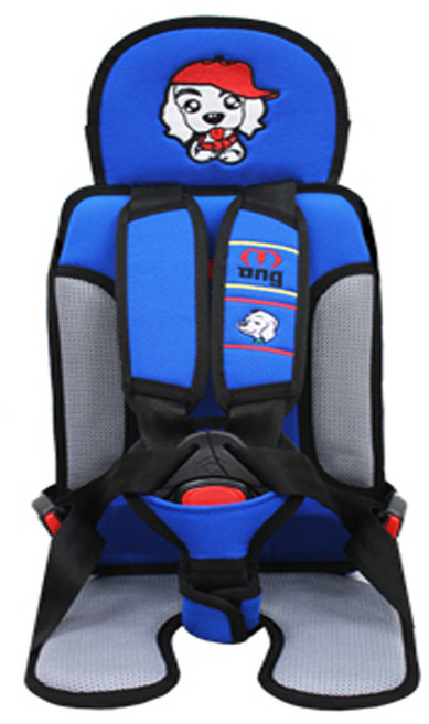 몽구 EZ카시트 3점식안전벨트용 보조벨트 어린이집 통학차량, 블루, 1개