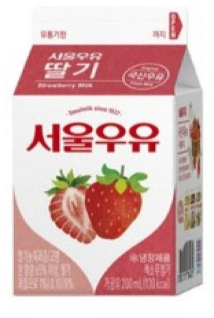 서울우유 카톤 딸기우유, 16개, 200ml - 쿠팡