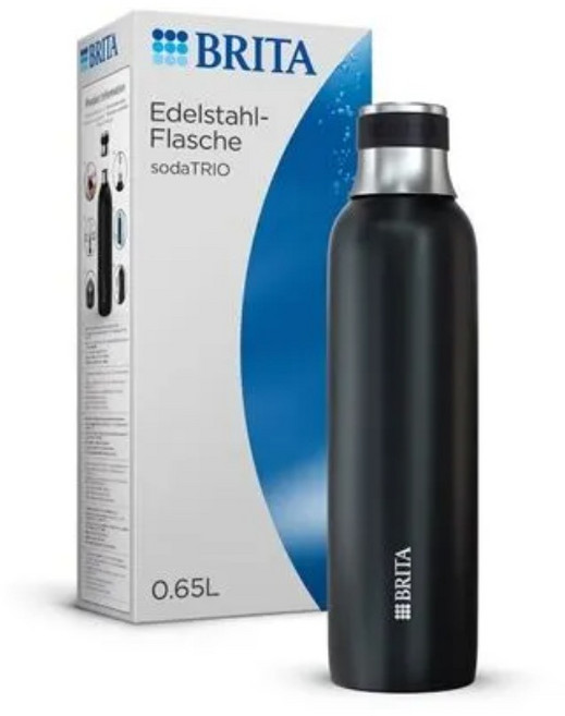 브리타 소다트리오 스테인리스 보틀 S 블랙, 1개