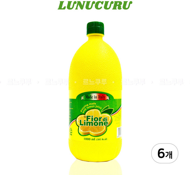 피오디 레몬 농축액, 1L, 6개