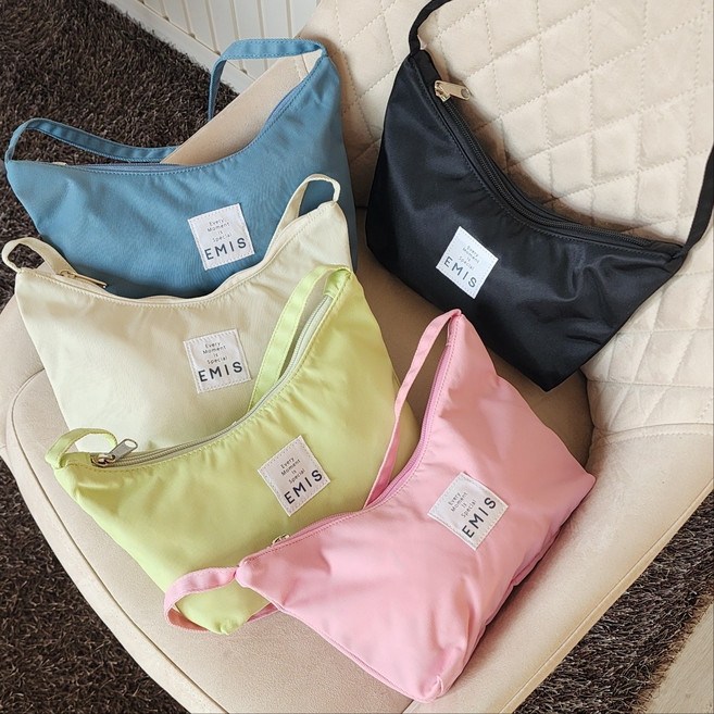 [국내정품] 이미스 호보백 EMIS 가방 토트백 나일론 숄더백 + 키링(랜덤)