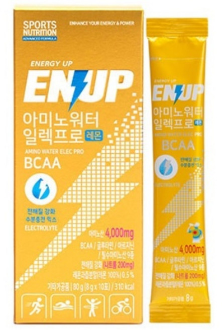 엔업 아미노워터 일렉프로, 80g, 1개