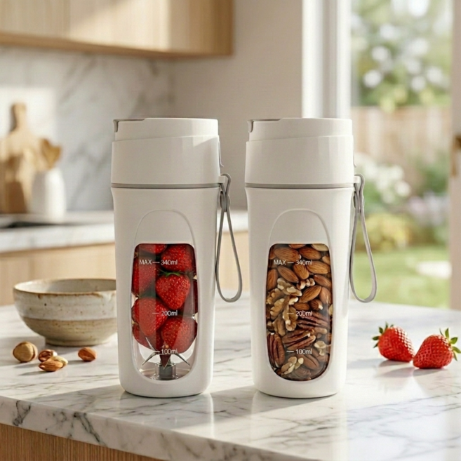 20초순삭 트루픽 무선 믹서기 휴대용 블렌더 텀블러, FK-TM01