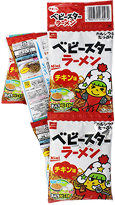 오야쯔 컴퍼니 베이비스타 라멘 치킨맛 19g 5연팩, 5개