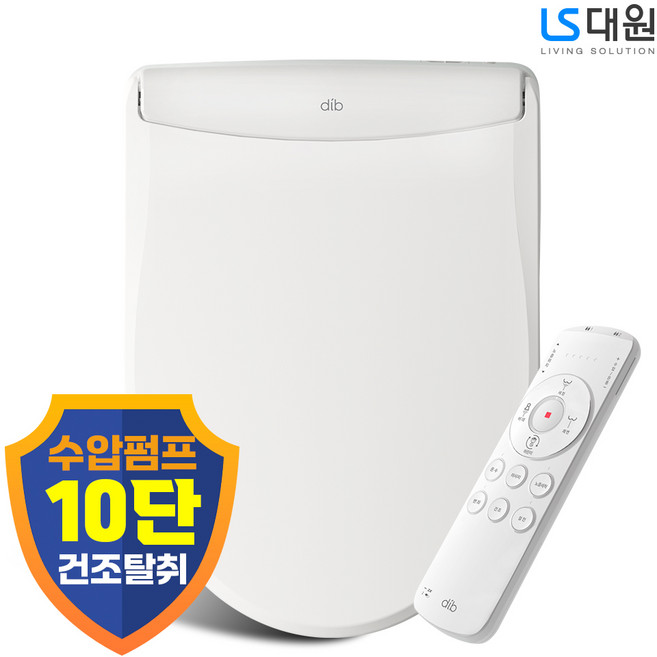 대원 순간온수 리모컨 수압펌프 직수 비데 터보건조 탈취 LED조명 비데 DIB-B850R, 고객직접설치, B850R