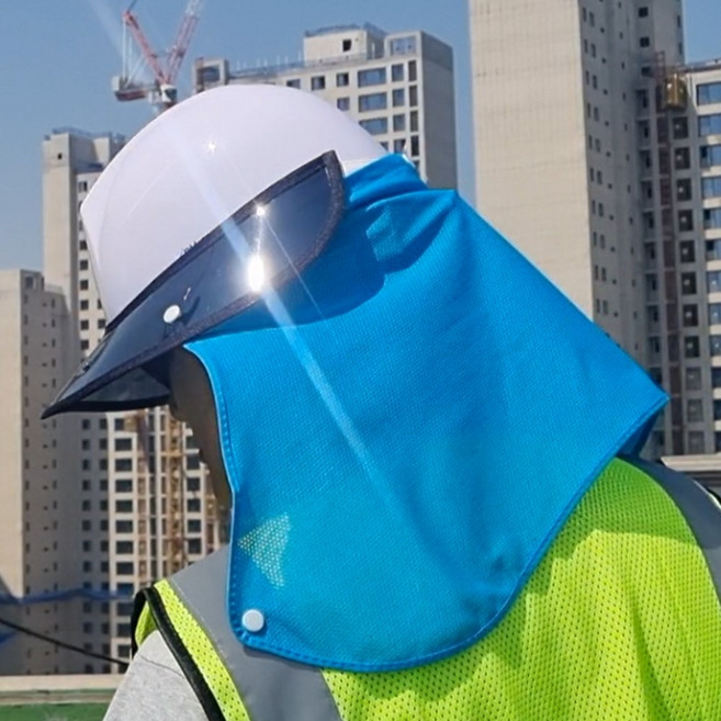 메디플러스 국산 안전모 목그늘 썬캡 안전모용 햇빛가리개 그늘모자 SS-700