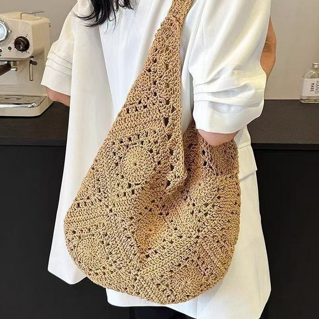 로엔그린 시원한 니트 숄더백 뜨개 그물가방